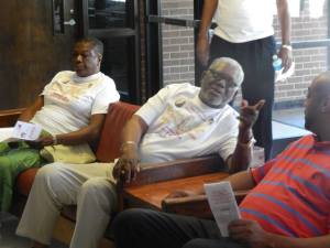 Sylvia and Bishop Gay after the banquet